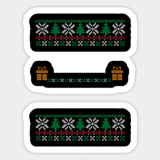 ugly sweater Sticker